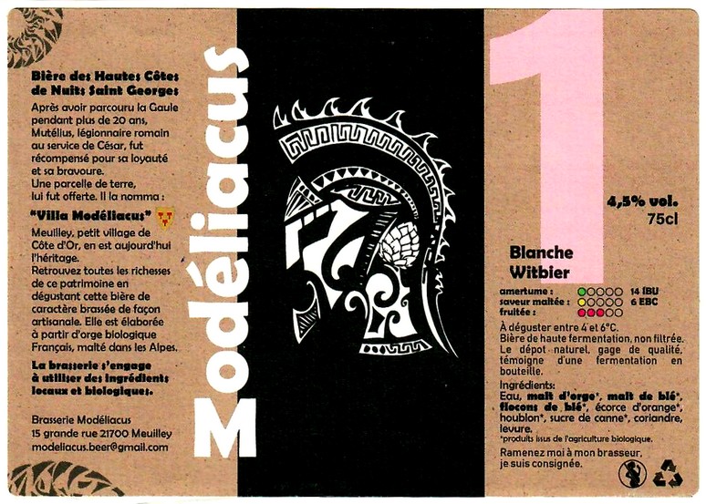 etiquette BRASSERIE MODELIACUS 01