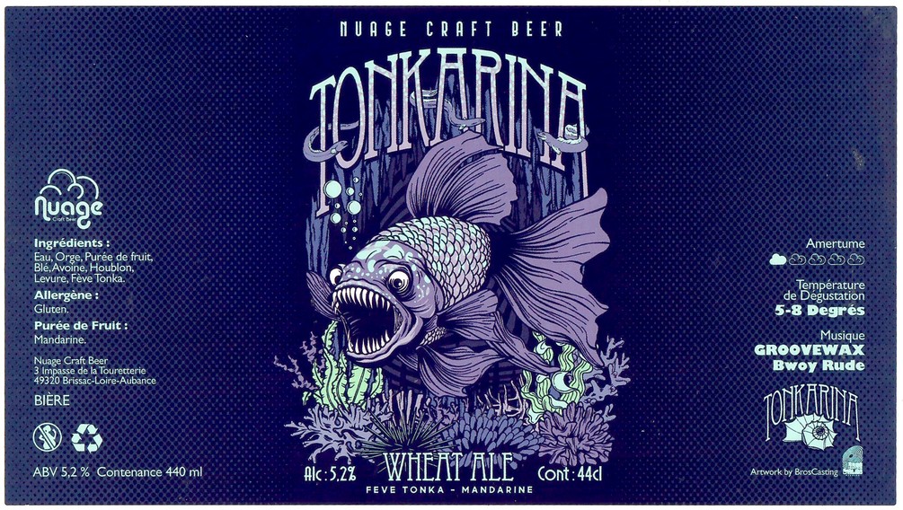 Etiquette BRASSERIE NUAGE CRAFT BEER 03