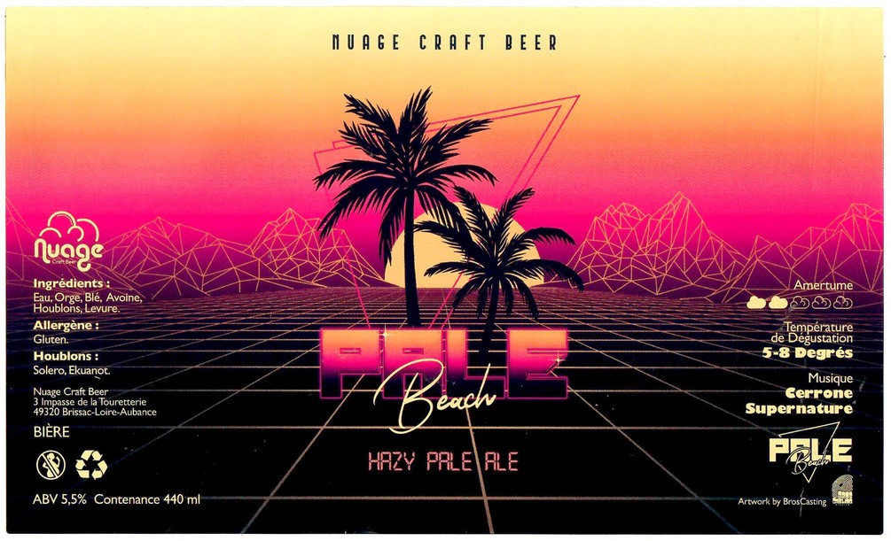 Etiquette BRASSERIE NUAGE CRAFT BEER 04