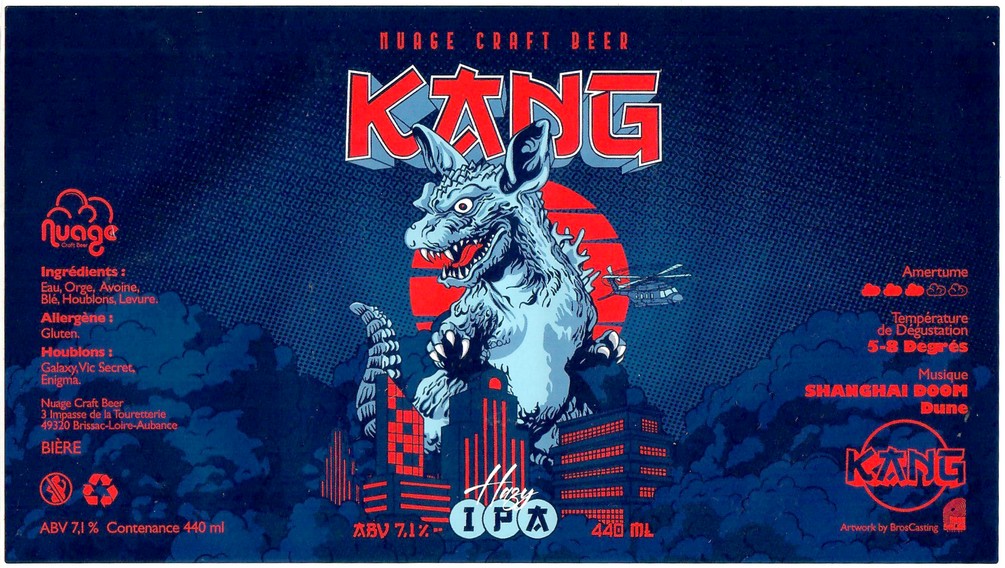 Etiquette BRASSERIE NUAGE CRAFT BEER 06