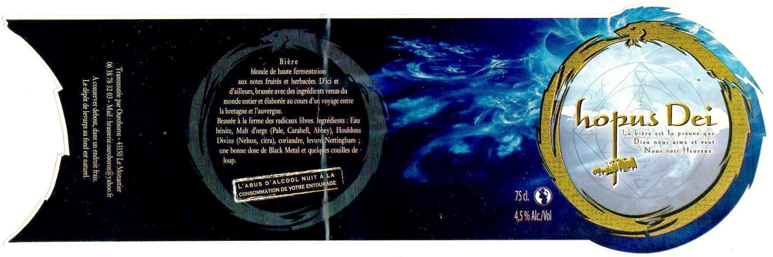 Etiquette BRASSERIE OUROBOROS 13