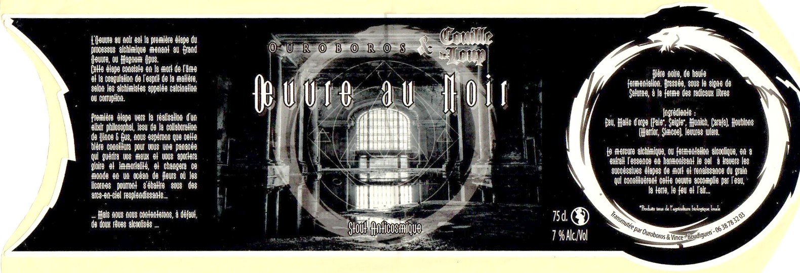 Etiquette BRASSERIE OUROBOROS 15