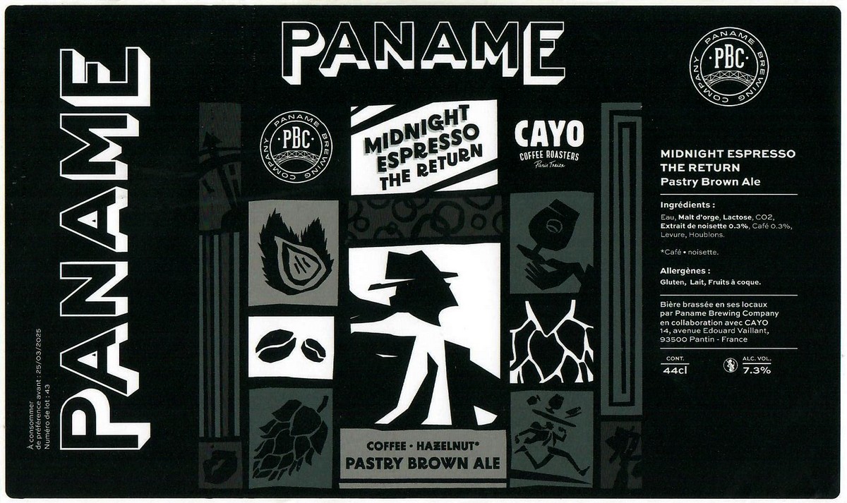 Etiquette BRASSERIE PANAME BREWING COMPANY 26