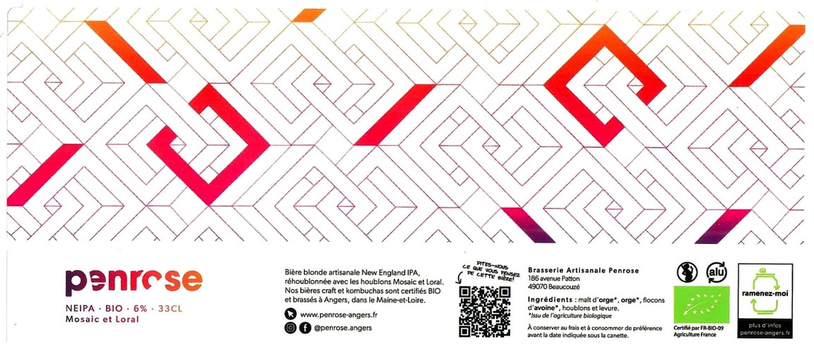 Etiquette BRASSERIE PENROSE 03