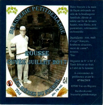 etiquette BRASSERIE PETITDEMANGE 12