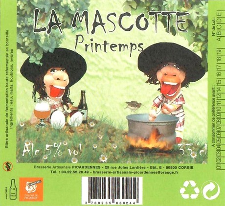 Etiquette BRASSERIE PICARDENNES 17