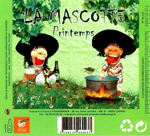 Etiquette BRASSERIE PICARDENNES 32