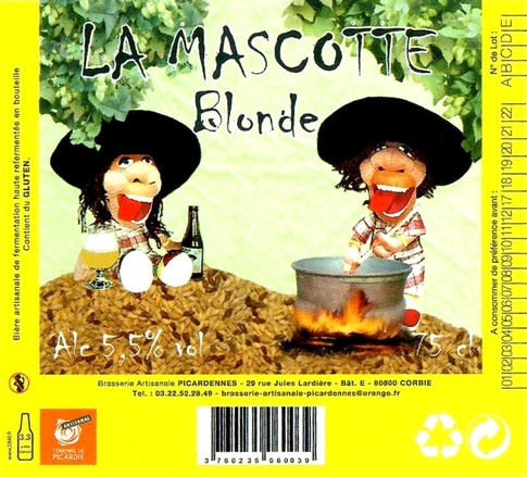 Etiquette BRASSERIE PICARDENNES 34