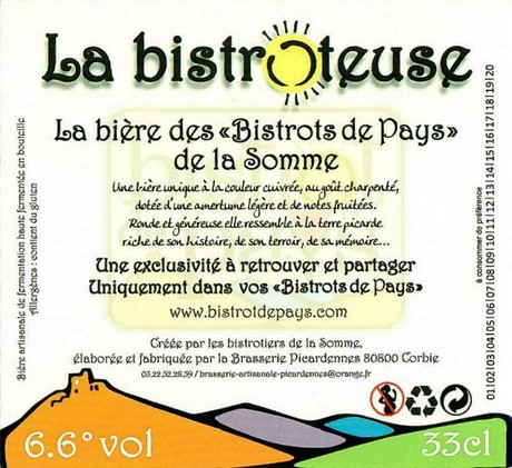 Etiquette BRASSERIE PICARDENNES 61