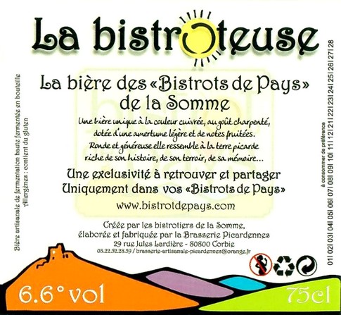 Etiquette BRASSERIE PICARDENNES 70