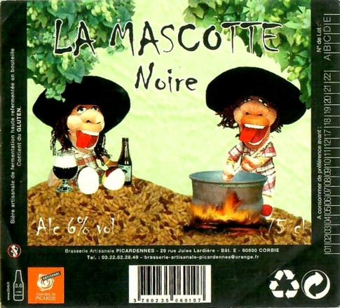 Etiquette BRASSERIE PICARDENNES 75