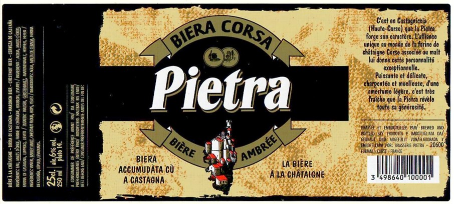 Etiquette BRASSERIE PIETRA 27