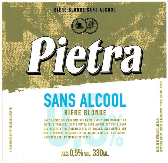 Etiquette BRASSERIE PIETRA 34