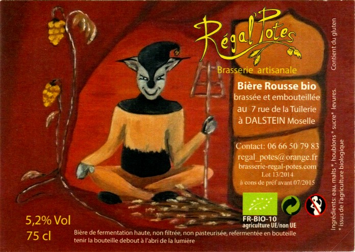 etiquette BRASSERIE REGAL POTES 33