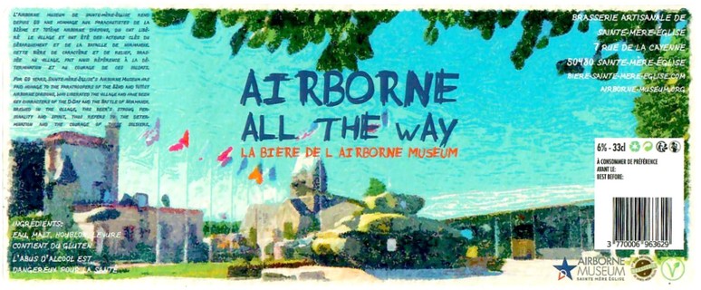 Etiquette BRASSERIE SAINTE MERE EGLISE 37