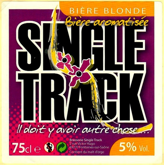 Etiquette BRASSERIE SINGLE TRACK 10
