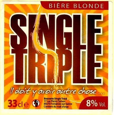 Etiquette BRASSERIE SINGLE TRACK 15