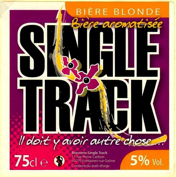 Etiquette BRASSERIE SINGLE TRACK 22
