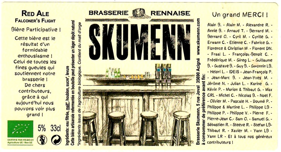 etiquette BRASSERIE SKUMENN 13