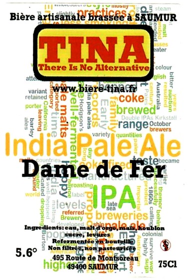 etiquette BRASSERIE TINA 25