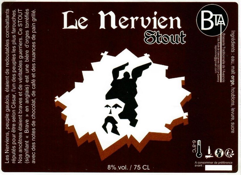 etiquette BRASSERIE TRADITIONNELLE DE L'AVESNOIS 01
