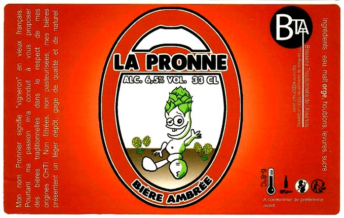 etiquette BRASSERIE TRADITIONNELLE AVESNOIS 13