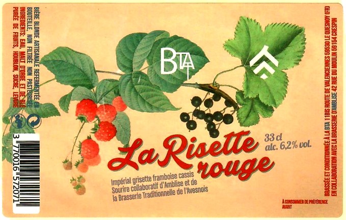 etiquette BRASSERIE TRADITIONNELLE AVESNOIS 21