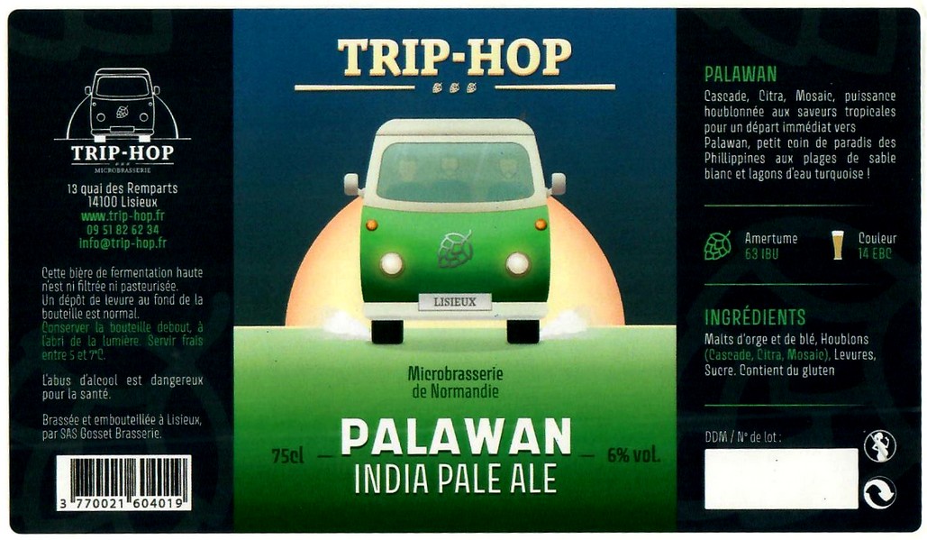 Etiquette BRASSERIE TRIP HOP 09