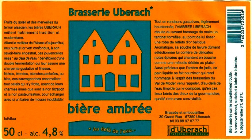 etiquette BRASSERIE UBERACH 06