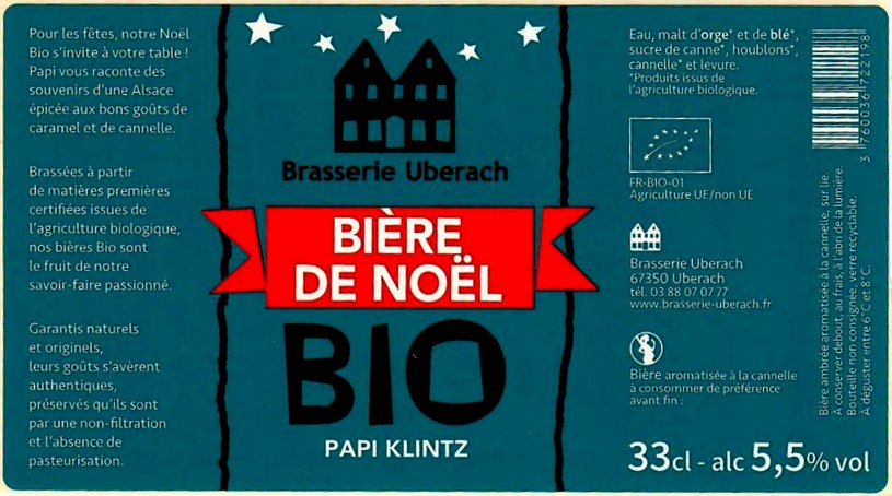Etiquette BRASSERIE UBERACH 102