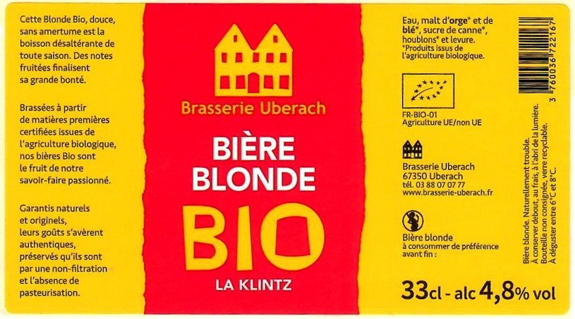 Etiquette BRASSERIE UBERACH 104