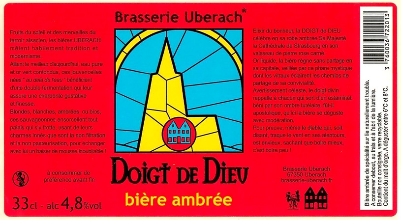 Etiquette BRASSERIE UBERACH 115