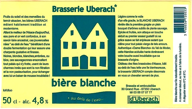 etiquette BRASSERIE UBERACH 14