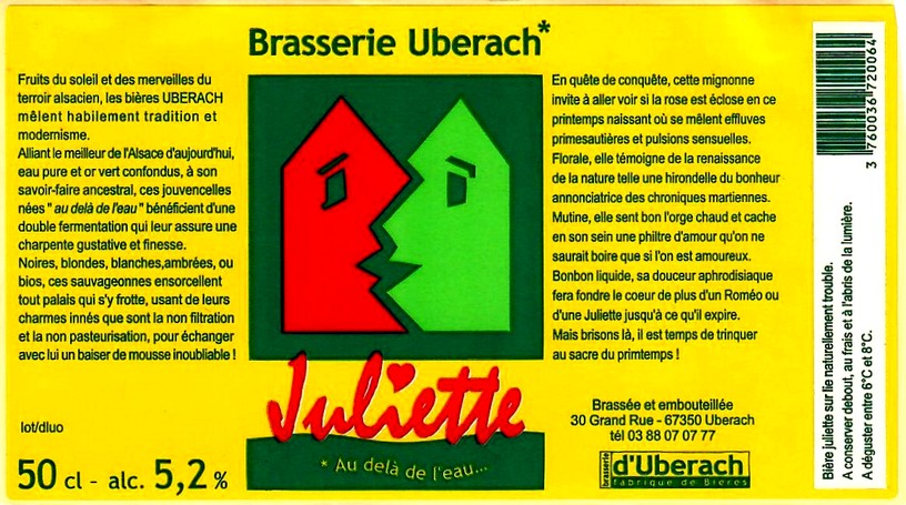 etiquette BRASSERIE UBERACH 29