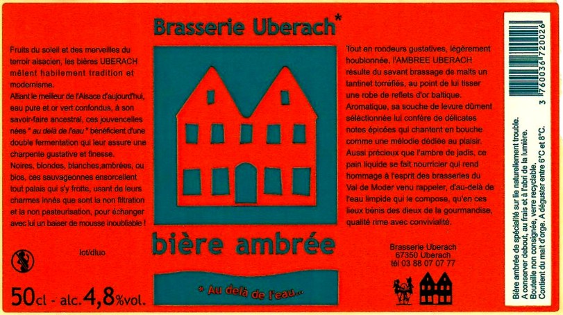 etiquette BRASSERIE UBERACH 42