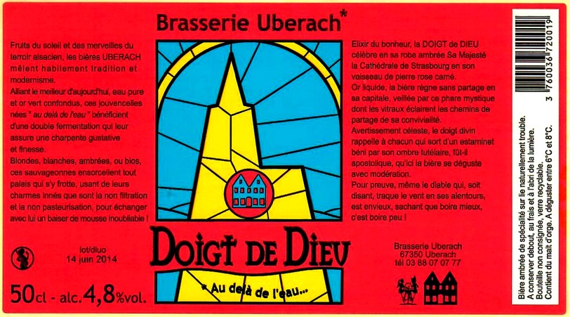 etiquette BRASSERIE UBERACH 53