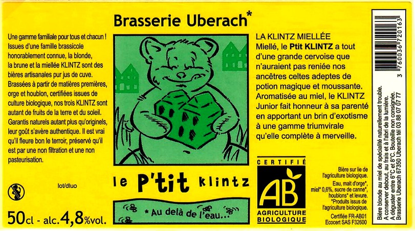 etiquette BRASSERIE UBERACH 59