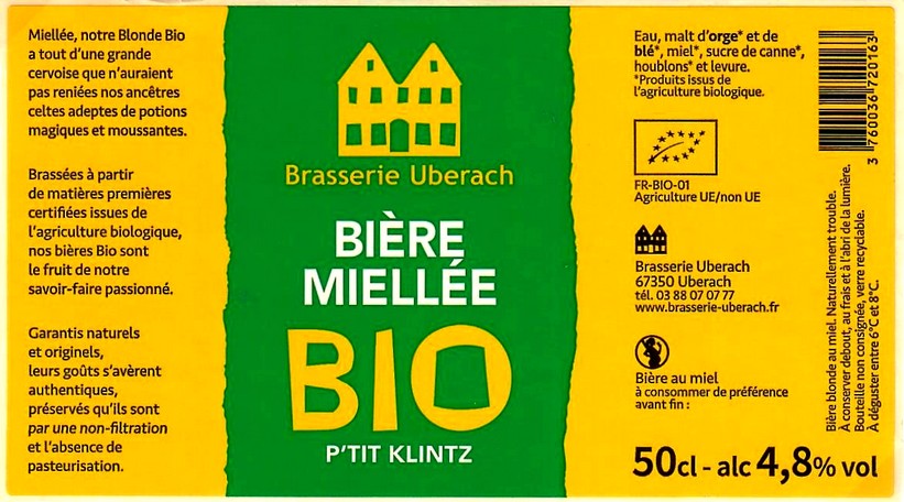 etiquette BRASSERIE UBERACH 80