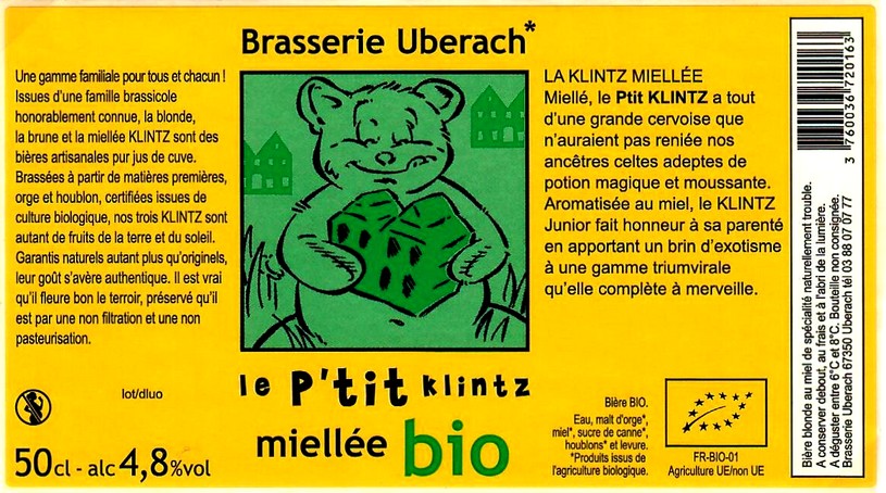 etiquette BRASSERIE UBERACH 91