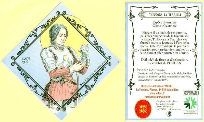 Etiquette BRASSERIE VALDAL 31