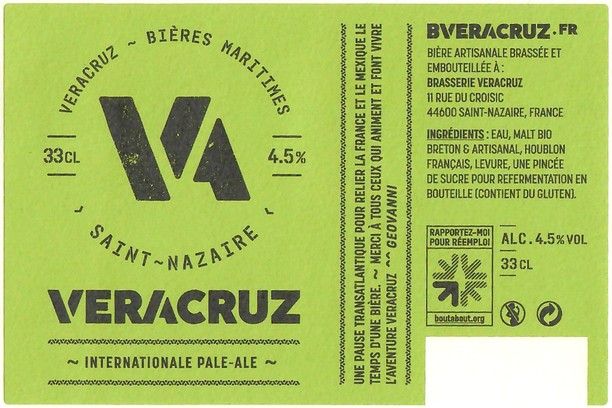 Etiquette BRASSERIE VERACRUZ 03