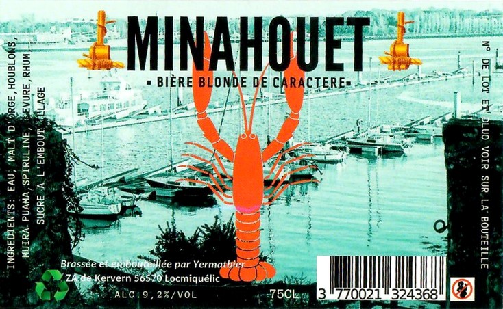 Etiquette BRASSERIE YERMAT BIER 24