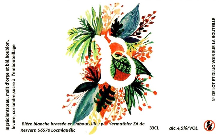 Etiquette BRASSERIE YERMAT BIER 30