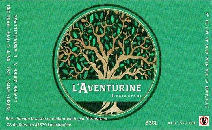 Etiquette BRASSERIE YERMAT BIER 31