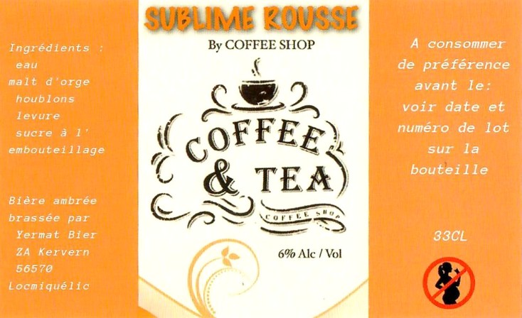 Etiquette BRASSERIE YERMAT BIER 33