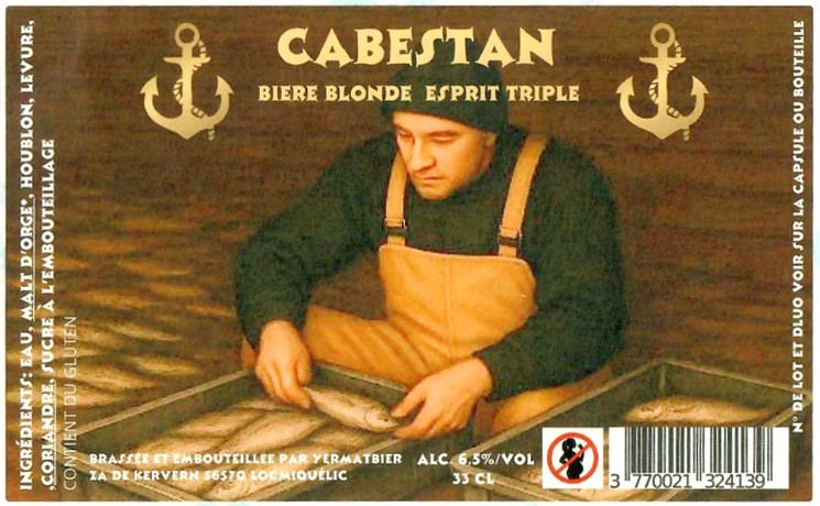 Etiquette BRASSERIE YERMAT BIER 35
