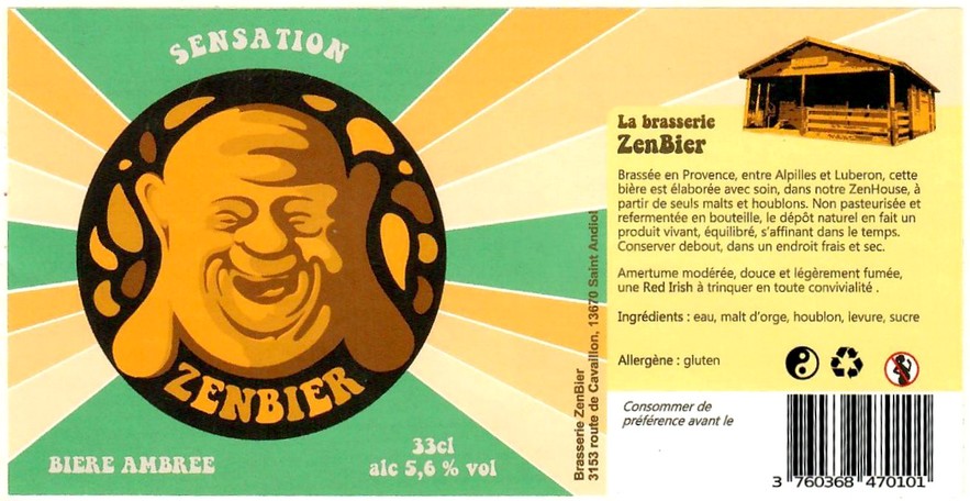 Etiquette BRASSERIE ZENBIER 03