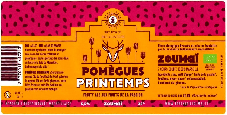 etiquette BRASSERIE ZOUMAI 08