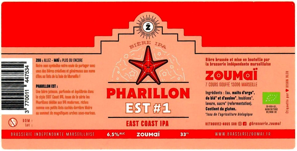 etiquette BRASSERIE ZOUMAI 12