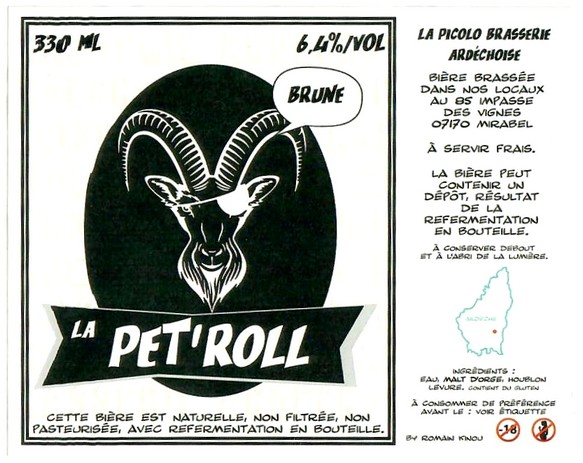 Etiquette LA PICOLO BRASSERIE ARDECHOISE 01